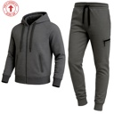 Charcoal Small Men's Tech Fleece Hoodie & Jogger Set (Sizes, S to 3XL)